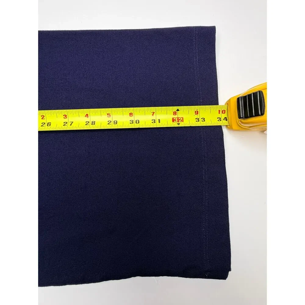 Eileen Fisher Woman Pants Size M RN78121/CA#34460 Navy Pull on Wide Cropped